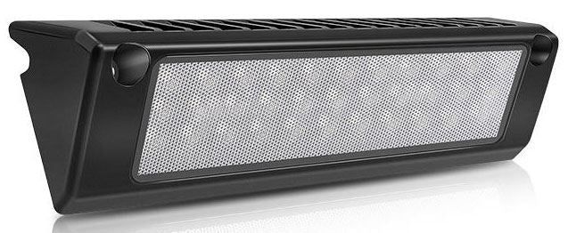 LED přídavné světlo 10-30V/60x LED šikmé na karavany nebo lodě černé