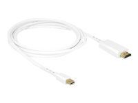 Kabel adaptéru - Mini DisplayPort s piny (male) do HDMI s piny (male) - 2 m - bílá