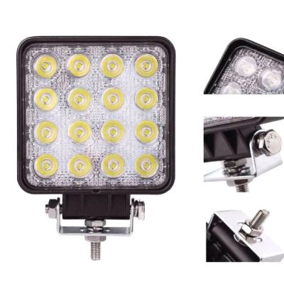 Světlo na pracovní stroje LED T764A, 10-30V/48W