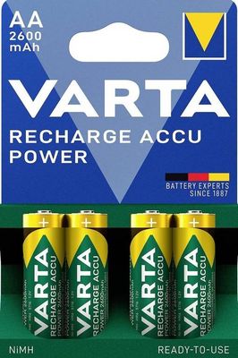 Varta Rechargeable Accu 4 AA 2600mAh R2U