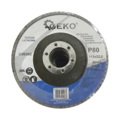 Kotouč na kov lamelový 115mm P80 GEKO G00302