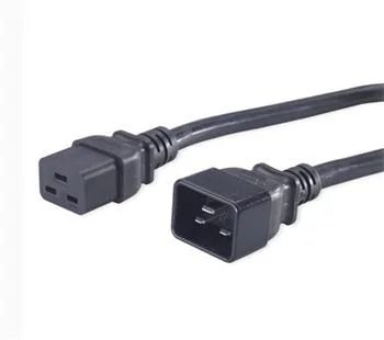 PremiumCord Kabel síťový prodlužovací 230V 16A 3m, konektory IEC 320 C19 - IEC 320 C20