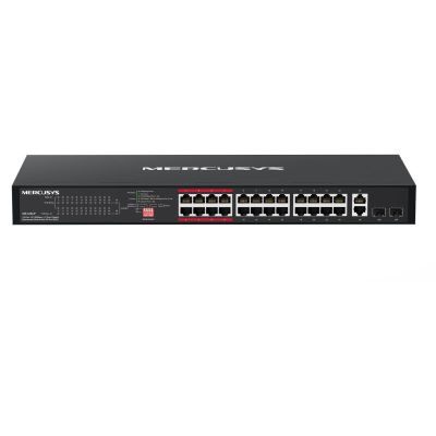 MERCUSYS MS126CP, 24-Port 1 Gbps Rack Switch