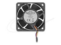 Axial Fan 12 V DC 60 x 60 x 25 mm black