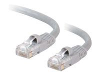 Patch kabel - RJ-45 (M) do RJ-45 (M) - 15 m - UTP - CAT 5e - lisovaný, provedení bez hrbolků, licna - šedá