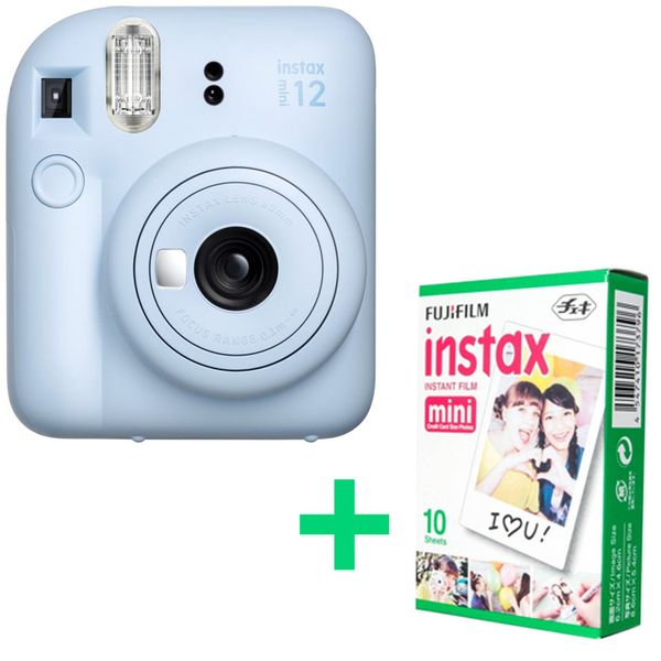 FujiFilm Instax Mini 12, Pastel Blue + 10 fotek