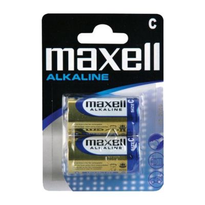 Baterie C (LR14) alkalická MAXELL 2 ks/blistr
