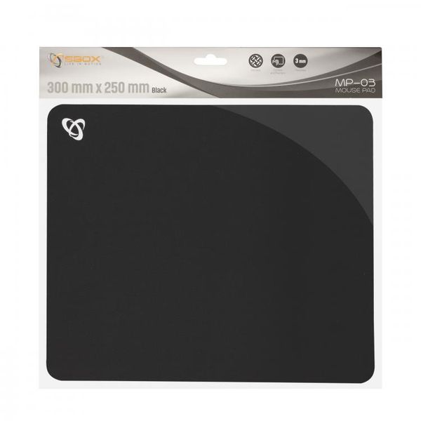 SBOX MP-03B, Podložka pod myš - černá