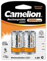 CAMELION Baterie nabíjecí C 2ks NI-MH R14/C 250