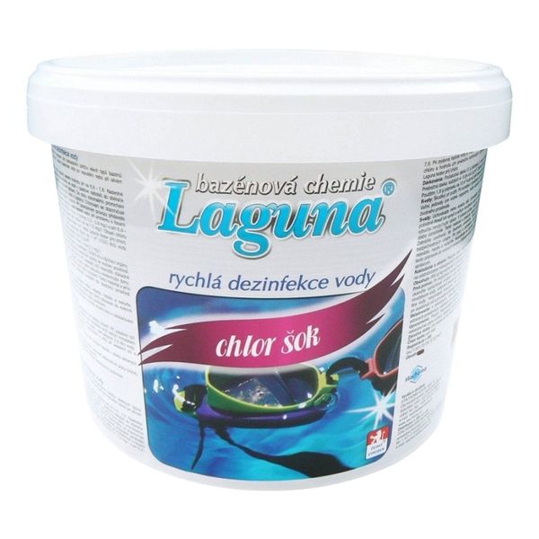 Přípravek pro chlorovou dezinfekci bazénové vody LAGUNA Chlor Šok 9kg