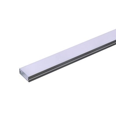 AL profil pro LED, AS3 pro více pásků 23,5x10mm l=2m (zacvakávací/zasunovací)
