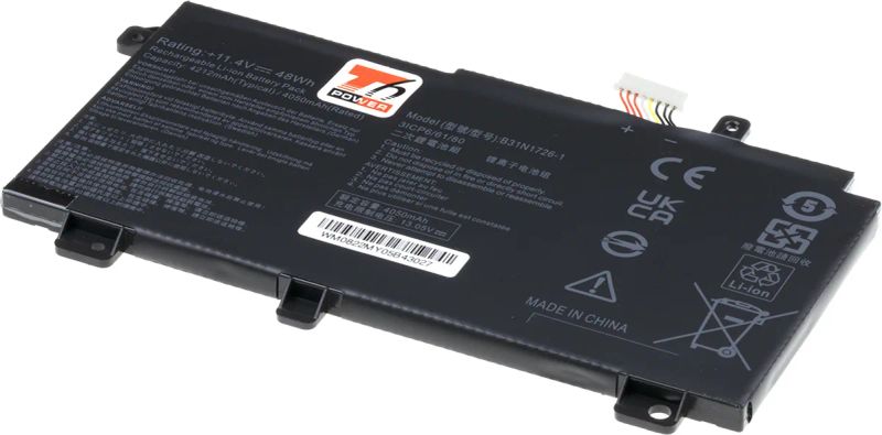 Baterie T6 Power pro Asus TUF FA506, FX504, FX505, FX506, FX706, 4210mAh, 48Wh, 3cell, Li-pol