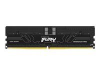 DDR5 - sada - 64 GB: 4 x 16 GB - DIMM 288-pin - 6400 MT/s / PC5-51200 - CL32 - 1.4 V - registrovaná - on-die ECC - černá