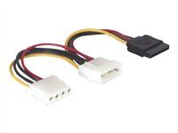 Elektrický kabel - SATA napájení (M) do 4 pinové interní napájení (M) - 10 cm - pro P/N: 89273