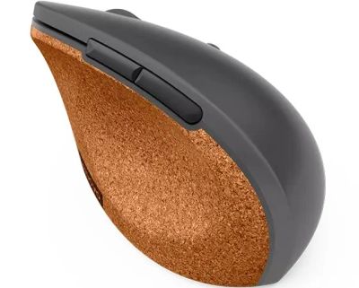 Lenovo Go/Ergonomická/Optická/Pro praváky/2 400 DPI/Bezdrátová USB/Šedá