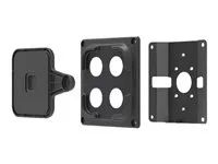 Compulocks Universal Tablet Magnetic Wall Mount - Montážní sada (konzola pro montáž na stenu, magnetické pripevnení) - pro tablet - ocel - cerná - montážní rozhraní: 100 x 100 mm