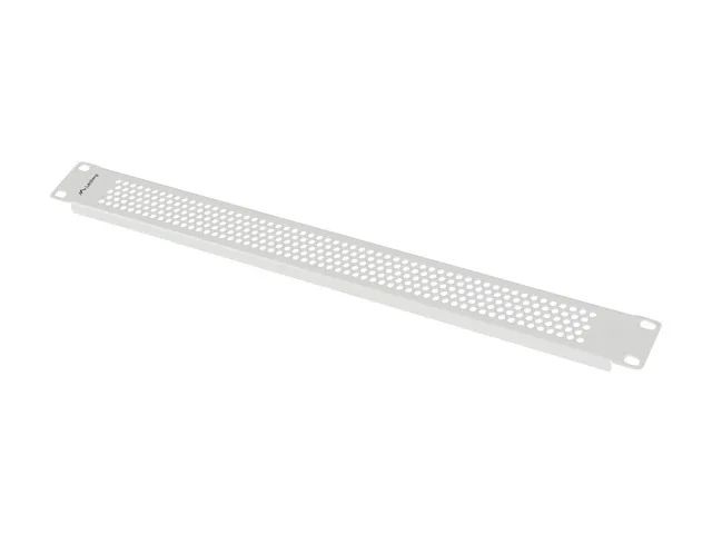 19" Zaslepovací panel 1U mesh grey lanberg