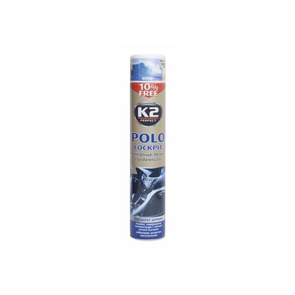 K2 Polo Ochrana interiéru kokpitu proti plastům 750ml Ocean