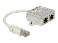 Síťový rozdělovač - RJ-45 (M) do RJ-45 (F) - 15 cm