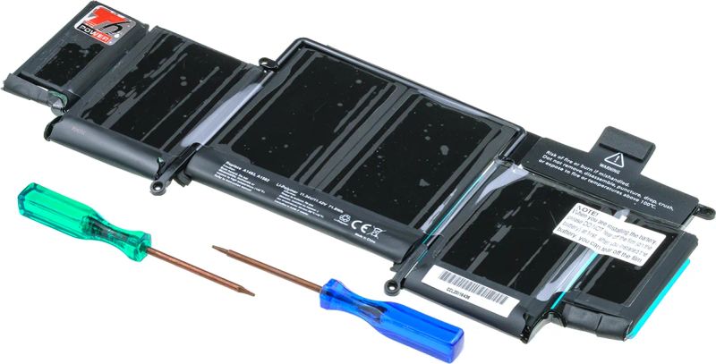 Baterie T6 Power pro Apple MacBook Pro 13" Retina (2013, 2014, 2015), 6330mAh, 71,8Wh, 6cell, Li-pol