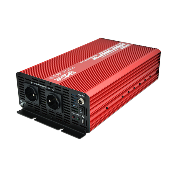 Měnič napětí CARSPA CAR3K 24V/230V 3000W USB