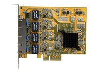 Quad Port Adapter (ST1000SPEX43) - Síťový adaptér - PCIe - Gigabit Ethernet x 4 - žlutá