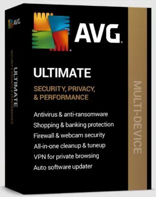 AVG Ultimate - MultiDevice up to 10 connections  1 Year