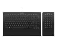 Sada klávesnice a numerické podložky - USB - QWERTY