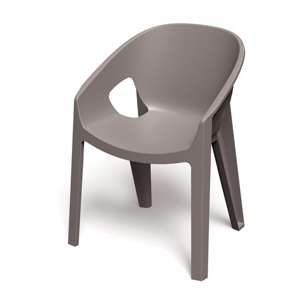 Židle zahradní PREMO 615x560x815mm - zemitě hnědá