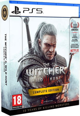 PS5 - The Witcher 3: The Wild Hunt - Complete Edition  + 10th Anniversary Steelbook