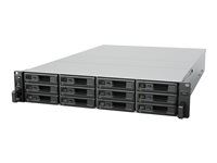 Server NAS - 12 zásuvky - k upevnění na regál - SATA 6Gb/s / SAS - RAID RAID F1, JBOD, 0, 1, 5, 6, 10 - RAM 16 GB - Gigabit Ethernet / 10 Gigabit Ethernet - iSCSI podpora - 2U