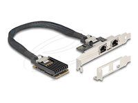 Mini PCIe I/O PCIe full size 2 x RJ45 Gi