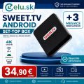 Sweet TV Box INEXT TV5 Ultra + 3 měsíce SWEET.TV ZDARMA