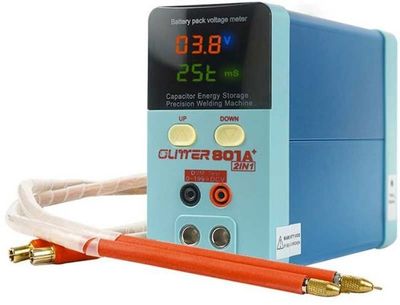 Bodová zváračka baterií GLITTER 801A+ s voltmetrem