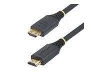 Startech 15ft High Speed HDMI Cable w/Gripping Connectors, 4K 60Hz - Vysoká rychlost - kabel HDMI s ethernetem - HDMI s piny (male) do HDMI s piny (male) - 4.5 m - odstínený - cerná - neobsahuje halogen, pasivní, podpora 4K60Hz, podpora 1080p 240Hz, podpora 2K144Hz