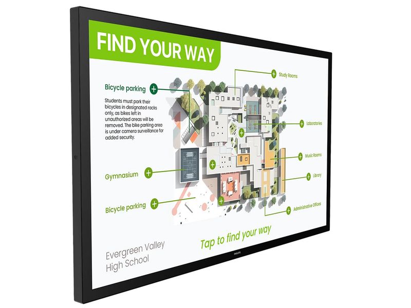 55" D-LED Philips 55BDL3751T-UHD,450c,PCap,24/7