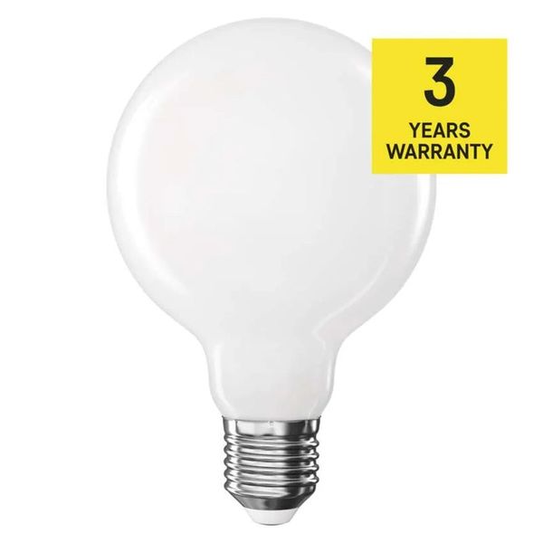 Žárovka LED E27 7,8W G95 bílá teplá EMOS ZF2D52 (75W)