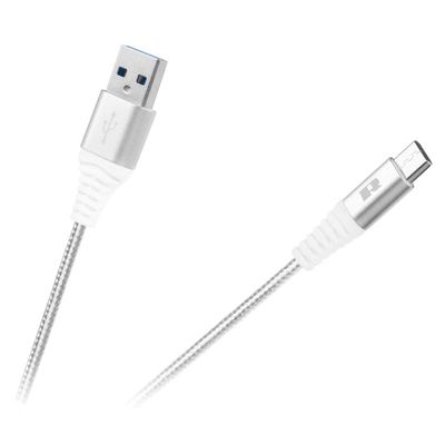 Kabel REBEL RB-6001-100-W USB/USB-C 1m White