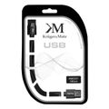 Kabel KRUGER & MATZ KM0331 USB/micro USB 1,8m Black