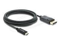 Coaxial USB Type-C to DisplayPort cable