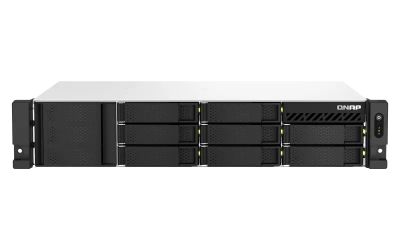 QNAP TS-873AeU-RP-4G (Ryzen 2,2GHz, 4GB RAM, 8xSATA, 2x2,5GbE, 1xPCIe, 2xM.2, 2xzdroj, malá hloubka)