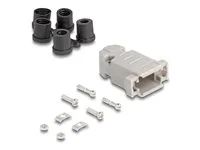 D-Sub Housing for 9 pin male/female wi