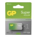 Baterie 6F22 (9V) alkalická GP Super 9V 1ks