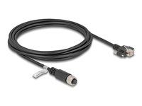 M12 Cable A-coded 8 pin female to RJ45 p