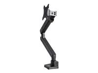 One-touch Adjustment (ARMSLIM2USB3) - Montážní sada (kloubové rameno, svorka k montáži na stůl, svorka s průchodkou) - Tenčí plně pohyblivý - pro LCD displej/zahnutý LCD displej - vysoce odolný hliník - černá - velikost obrazovky: 17"-34" - upevnitelné na stůl