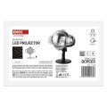 LED dekorativní projektor – padající vločky, venkovní i vnitřní, bílá