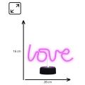 MANTA LOVE II, LED Neon plexi dekorace