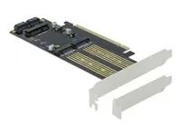 Řadič úložiště - mSATA, M.2 - M.2 Card / mSATA - nízký profil - SATA 6Gb/s, PCIe 4.0 x16