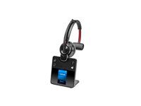 Savi 8400 series - náhlavní souprava - náhlavní - DECT / Bluetooth - bezdrátový - černá - certifikováno pro Microsoft Teams