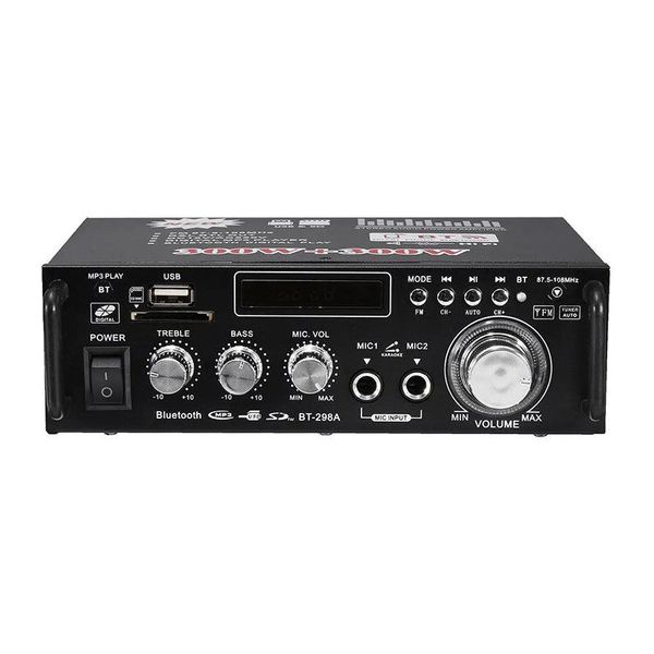 Zesilovač, rádio, bluetooth, přehrávač MP3, karaoke BT-298A